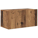 TV-møbelsæt Vægmonteret Brun 60 x 30 x 30 cm Konstrueret træ