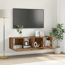 TV-møbelsæt 2 pcs Flerfarvet 60 x 30 x 30 cm Konstrueret træ