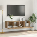 TV-møbelsæt 2 pcs Brun 60 x 30 x 30 cm Konstrueret træ