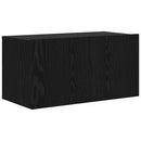 TV-møbelsæt Vægmonteret Sort 60 x 30 x 30 cm Konstrueret træ