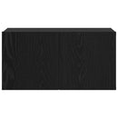 TV-møbelsæt 60 x 30 x 30 cm Sort Konstrueret træ