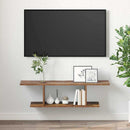 TV-møbelsæt Vægmonteret Brun 103 x 30 x 26,5 cm Konstrueret træ