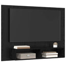 TV-møbelsæt Sort eg 120 x 23,5 x 90 cm Konstrueret træ