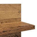 Væghylde 2 pcs Gammelt træ 80 x 11,5 x 18 cm Konstrueret træ