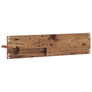 Væghylde 2 pcs Gammelt træ 80 x 11,5 x 18 cm Konstrueret træ
