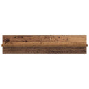 Væghylde 2 pcs Gammelt træ 80 x 11,5 x 18 cm Konstrueret træ
