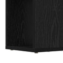 TV-møbelsæt Vægmonteret Sort 80 x 24 x 125 cm Konstrueret træ