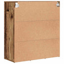 Sko skab Gammelt træ 77,5 x 30 x 83,5 cm Konstrueret træ