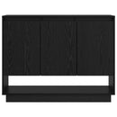 Sideboard Sort eg 97 x 29 x 75 cm Konstrueret træ