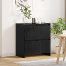 Sideboard Sort eg 70 x 41 x 75 cm Konstrueret træ
