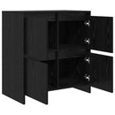 Sideboard Sort eg 70 x 41 x 75 cm Konstrueret træ