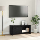 TV-møbelsæt Vægmonteret Sort eg 90 x 35 x 40 cm Konstrueret træ