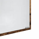LED badeværelsesspejl med spejllys Gammelt træ 40 x 37 x 8.5 cm