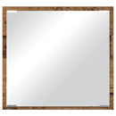 LED badeværelsesspejl med spejllys Gammelt træ 40 x 37 x 8.5 cm