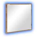 LED badeværelsesspejl Artisan Egetræ 40 x 37 x 8.5 cm