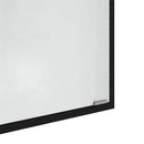 LED badeværelsesspejl Sort eg 40 x 37 x 8.5 cm Konstrueret træ