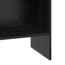 Bogskab Sort eg 40 x 35 x 180 cm Konstrueret træ