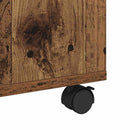 Sofabord med skuffe Gammelt træ 75 x 75 x 38 cm Konstrueret træ