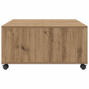 Sofabord Artisan Egetræ 75 x 75 x 38 cm Konstrueret træ