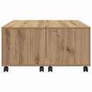 Sofabord Artisan Egetræ 75 x 75 x 38 cm Konstrueret træ