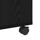 Sofabord med skuffe Sort eg 75 x 75 x 38 cm Konstrueret træ
