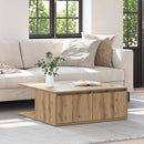Sofabord med skuffe artisan eg 80 x 80 x 31 cm Konstrueret træ