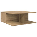 Sofabord med skuffe artisan eg 80 x 80 x 31 cm Konstrueret træ