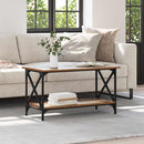 Sofabord Gammelt træ 80 x 45 x 45.5 cm Konstrueret træ