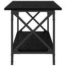 Sofabord Sort eg 80 x 45 x 45.5 cm Konstrueret træ