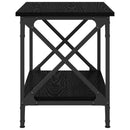 Sidebord Sort eg 55 x 38 x 45 cm Konstrueret træ
