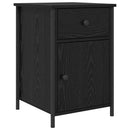 Natskab 2 pcs Sort eg 40 x 42 x 60 cm Konstrueret træ