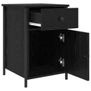 Natskab 2 pcs Sort eg 40 x 42 x 60 cm Konstrueret træ