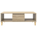 Sofabord Sonoma eg 102 x 55 x 35 cm Konstrueret træ