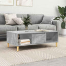 Sofabord Beton Grå 102 x 55 x 35 cm Konstrueret træ