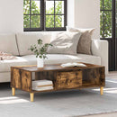 Sofabord Røget eg 102 x 55 x 35 cm Konstrueret træ