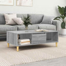 Sofabord Grå Sonoma 102 x 55 x 35 cm Konstrueret træ