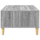 Sofabord Grå Sonoma 102 x 55 x 35 cm Konstrueret træ
