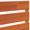 Hovedgærde Voks brun 200,5 x 3 x 80 cm Massiv fyrretræ