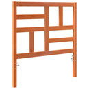 Senge Hovedgærde Voks brun 80,5 x 4 x 104 cm Massiv fyrretræ