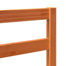 Senge Hovedgærde Voks brun 105,5 x 4 x 104 cm Massiv fyrretræ