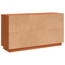 Sideboard Brun eg 111 x 34 x 60 cm Massiv fyrretræ