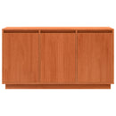 Sideboard Brun eg 111 x 34 x 60 cm Massiv fyrretræ