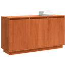 Sideboard Brun eg 111 x 34 x 60 cm Massiv fyrretræ