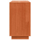 Sideboard Brun eg 111 x 34 x 60 cm Massiv fyrretræ