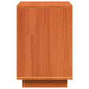 Natskab 2 pcs Voks brun 60 x 34 x 51 cm Konstrueret træ