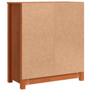 Sideboard Voks brun 70 x 35 x 80 cm Massiv fyrretræ