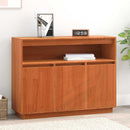 Sideboard Voks brun 104,5 x 34 x 80 cm Massiv fyrretræ