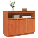 Sideboard Voks brun 104,5 x 34 x 80 cm Massiv fyrretræ
