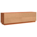TV-skab Brun 156 x 37 x 45 cm Konstrueret træ