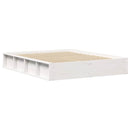 Sengestel Hvid 150 x 200 cm Massiv fyrretræ